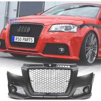 PARAURTI ANTERIORE AUDI A3 8P 08-12 RS NERO PDC
