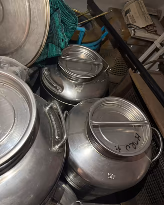 Fusti acciaio inox 30 e 50 litri
