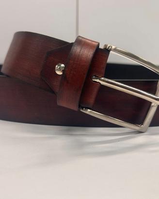 cintura uomo in cuoio