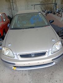 Honda Civic racing start