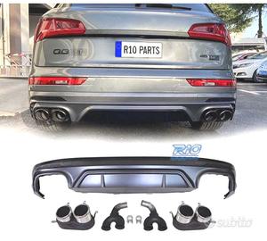 DIFFUSORE AUDI Q5 S LINE 18-20 LOOK SQ5 + TERMINAL