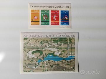 Francobolli della XX Olimpiade di Monaco