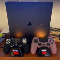 PS4 Slim 1TB + 13 giochi + 2 Joystick + accessori