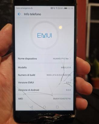 Huawei p10 lite display danneggiato