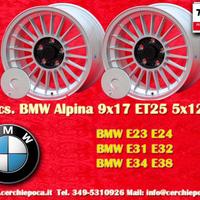 2 pz. cerchi BMW Alpina 9x17 ET25 5 E12 E28 E34 6