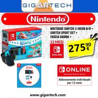 SWITCH CONSOLE 1.1 BLUE/RED + SWITCH SPORT+FASCIA