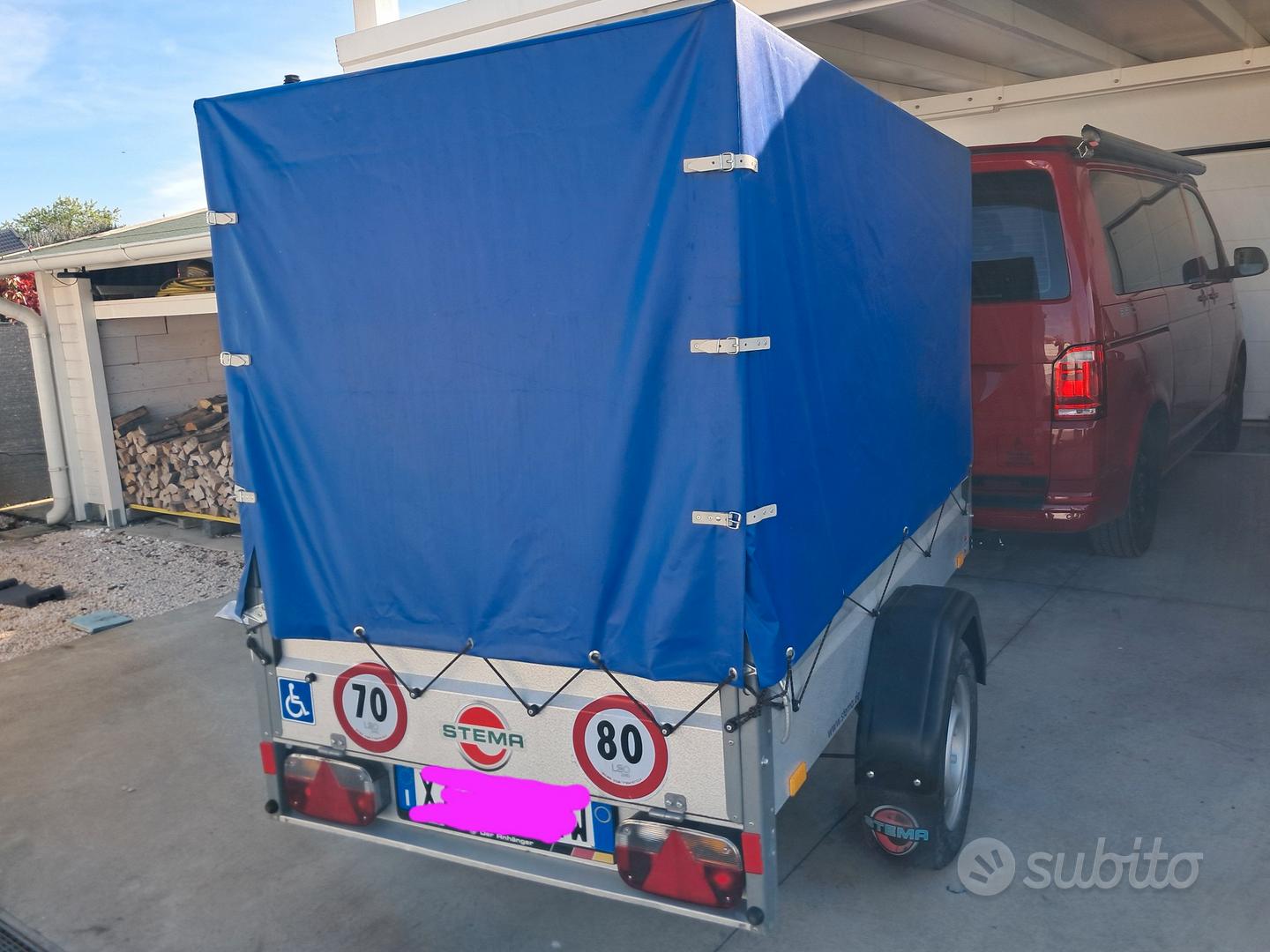 RIMORCHIO / TRAILER( 2.05x1.08)m + centina - Caravan e Camper In ...