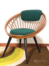 Poltrona Vintage Circle Chair By YNGVE EKSTROM