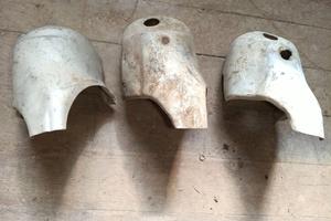 cuffia faro basso alluminio piaggio vespa vl vm1