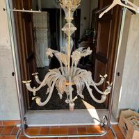 Lampadario in vetro di Murano