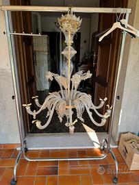 Lampadario in vetro di Murano