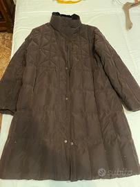 Piumino lungo in vera piuma d’oca