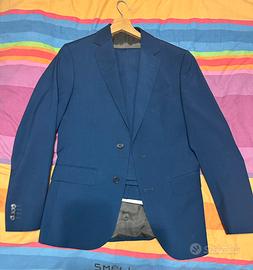 Abito Enrico Coveri tg 46 drop 7 blu elettrico