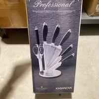 Ceppo coltelli tagliatutto Kasanova