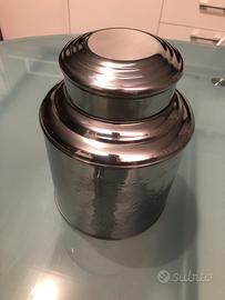 Barattolo cilindrico con coperchio