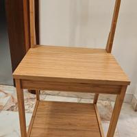 sedia porta asciugamani