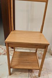 sedia porta asciugamani