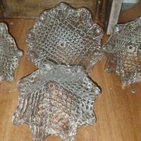 Campane in vetro soffiato per lampadari 4 pezzi