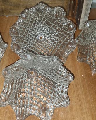 Campane in vetro soffiato per lampadari 4 pezzi