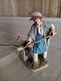 Statua Pastore in movimento presepe napoletano