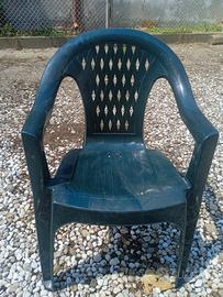 8 sedie da giardino 
