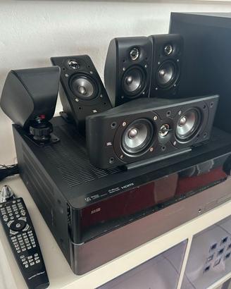 Sistema  5.1 Harman Kardon AVR 160 + JBL SCS 200.5