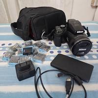 Nikon p900 + GoPro batterie + Power Bank