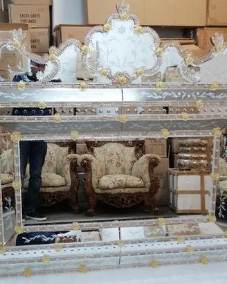 Museale specchiera stile Murano da 185cm