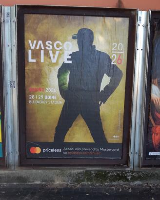 manifesto pubblicità Vasco Rossi 