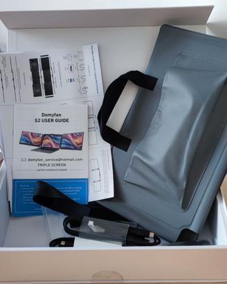 Due monitor aggiuntivi per portatile 14'