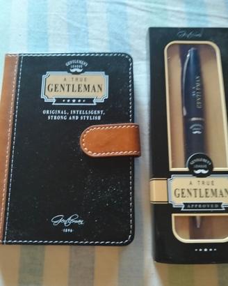 Notebook e penna Gentleman