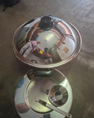 Vaporiera portatile ad alcol