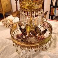 Lampadario in fogli di lamiera primi anni del'900