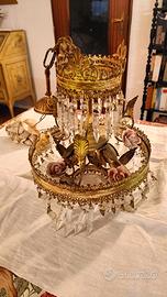 Lampadario in fogli di lamiera primi anni del'900