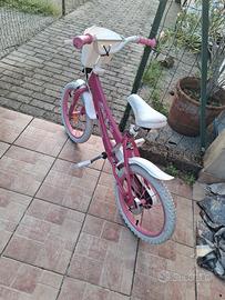 bici bambina delle principesse + rotelle