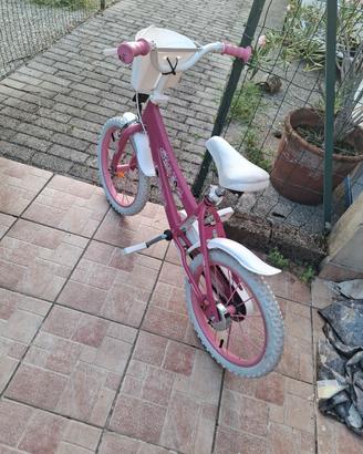 bici bambina delle principesse + rotelle