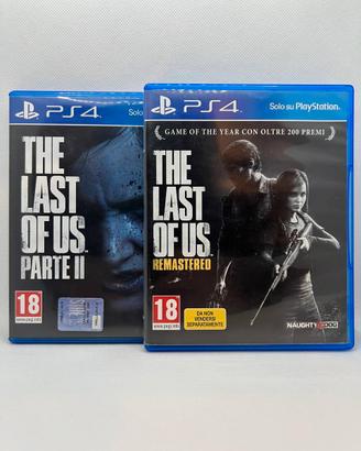 The Last of Us Parte 1 e 2 Lotto Giochi PS4 e PS5