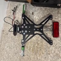 Porta targa SC-PROJECT con frecce barracuda
