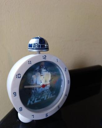 orologio sveglia Zeon Star Wars R2-D2 Glow Topper