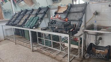 Scaffali frutteria in metallo frutta e verdura