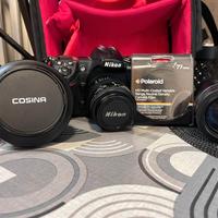 macchina fotografica piu accessori