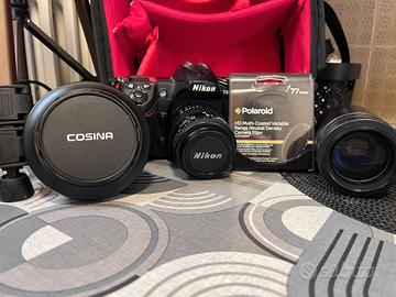macchina fotografica piu accessori