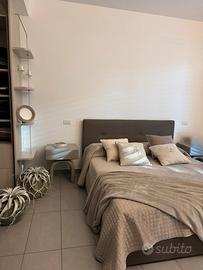 Letto matrimoniale contenitore con materasso