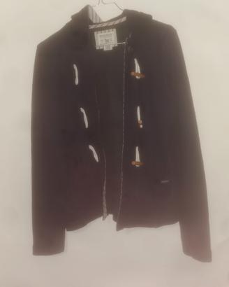 carxigan con alamari e cappuccio WOOLRICH 