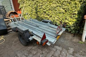 CARRELLO RIMORCHIO PORTAMOTO TM6 CON RAMPA