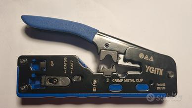 Pinza crimpatrice cavi di rete RJ45