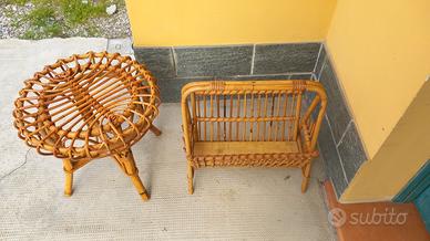 tavolino e porta riviste