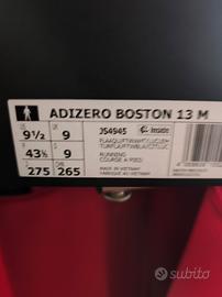 Adidas Adizero Boston 13 M 43 1/3 