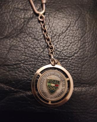medaglia portachiavi argento FIDAL 1967