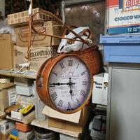 Orologio doppio da appendere vintage